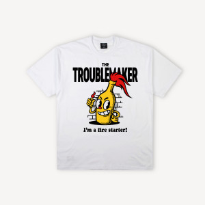 Футболка оверсайз ЮНОСТЬ™ «Troublemaker»